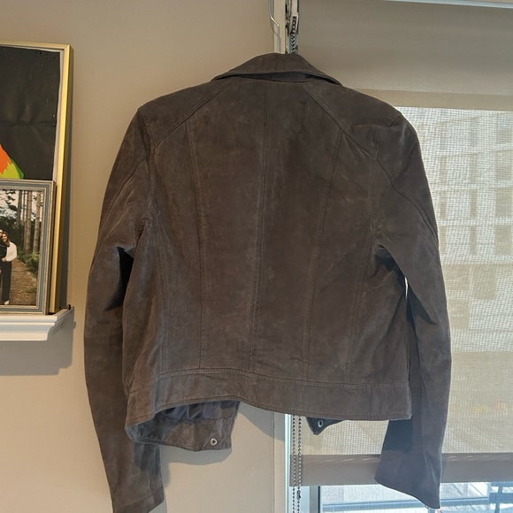 Blank Nyc Moto Jacket in Grey suede size Large - Picture 10 of 10